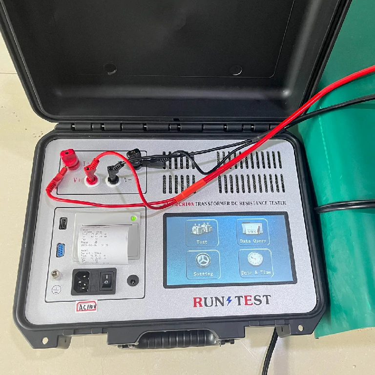 Transformer winding resistance test in the field Testing Commissioning