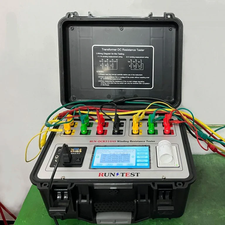 10A 3 Channels Transformer Winding Resistance Tester