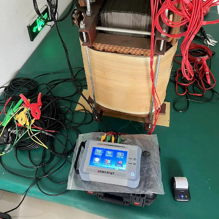 Comparison with two transformer turns ratio tester