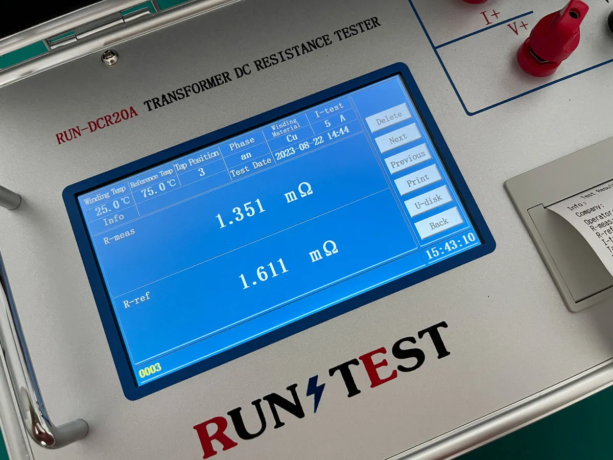 20A Single Phase DC Resistance Tester 20A Single Phase DC Resistance Tester 20A Single Phase DC Resistance Tester 20A Single Phase DC Resistance Tester