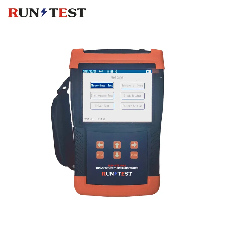 Three Phase Transformer Turns Ratio Test Equipment TTR Tester