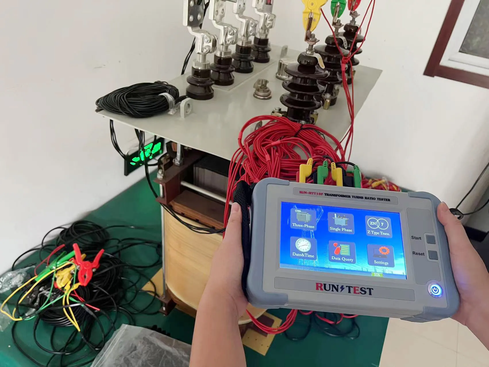 Three phase Transformer TTR meter Turns Ratio Tester