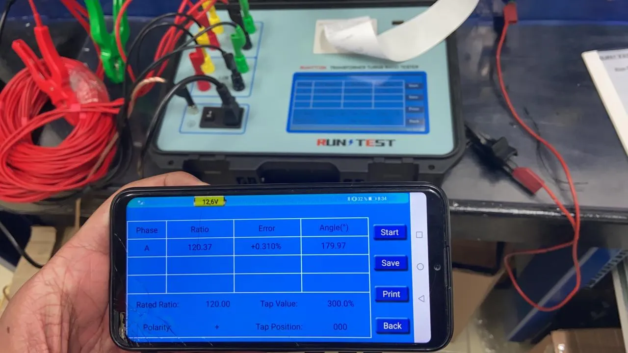Transformer Turns Ratio Tester TTR meter