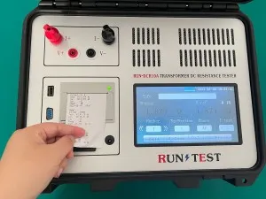 Transformer Winding Resistance Tester with Battery