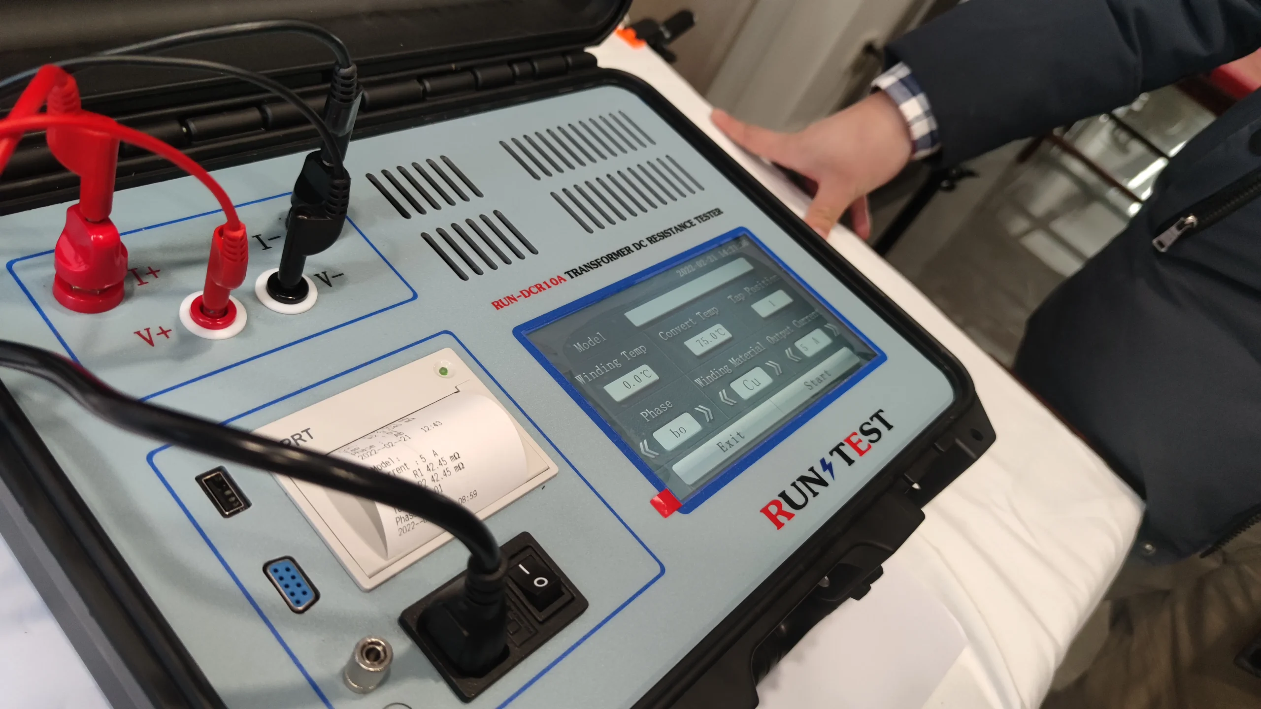 10A DC Resistance Tester for Transformer Winding Resistance Test Kit
