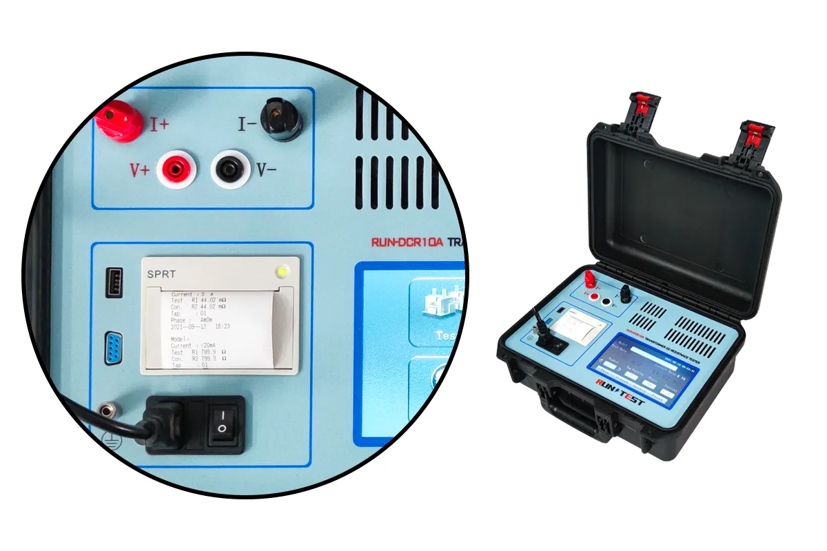 10A DC Resistance Tester for Transformer Winding Resistance Test Kit