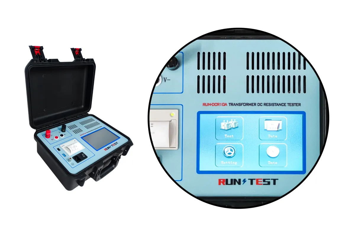 10A DC Resistance Tester for Transformer Winding Resistance Test Kit