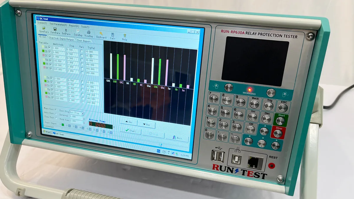 6 Phase Relay Protection Tester