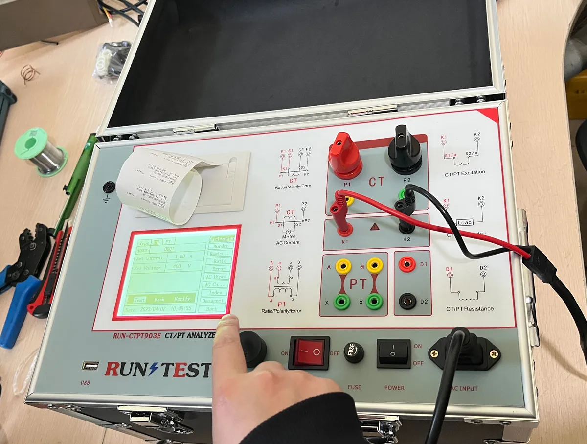 CT PT Analysis CT Ratio Tester PT Polarity Tester