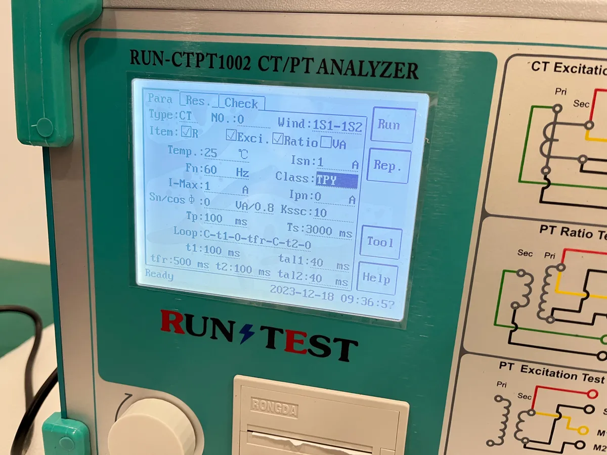 Current Transformer Testing Equipment CT PT Analyzer