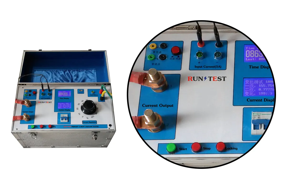 Large Current Generator 1000A Primary Current Injection Test Instrument 