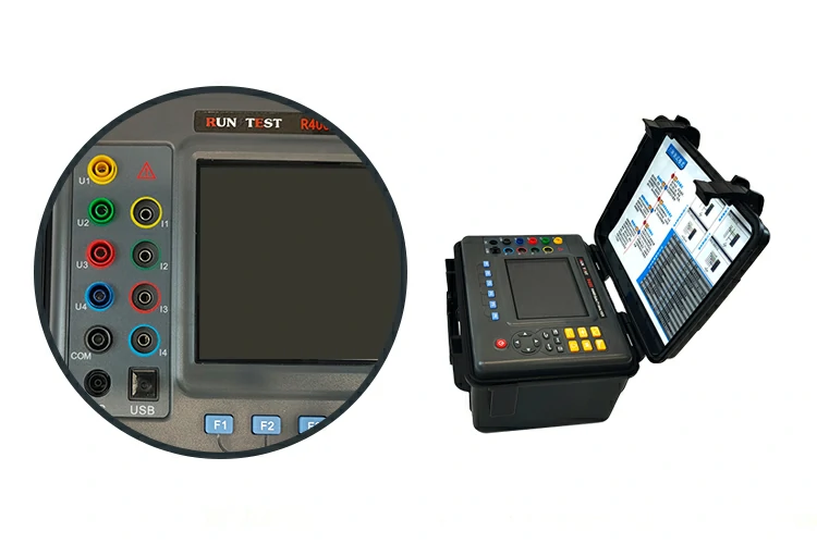 Portable 3 Phase Electric Digital Power Quality Analyzer