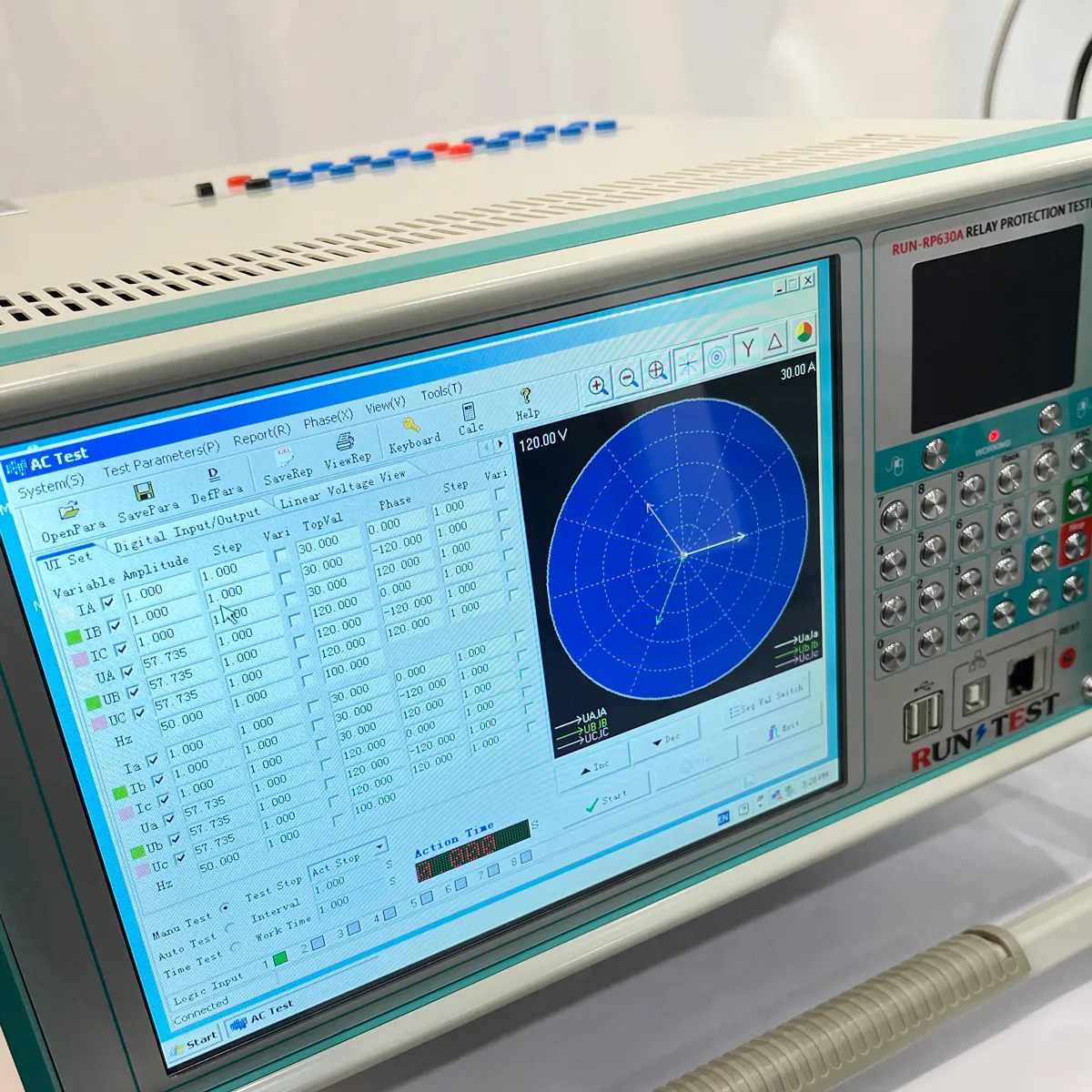 6 Phase Relay Protection Tester