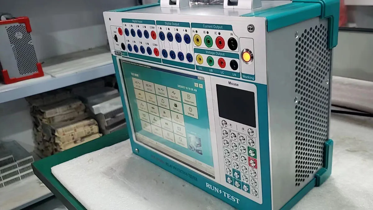 Secondary Injection 3 Phase 40A Microcomputer Protection Relay Tester