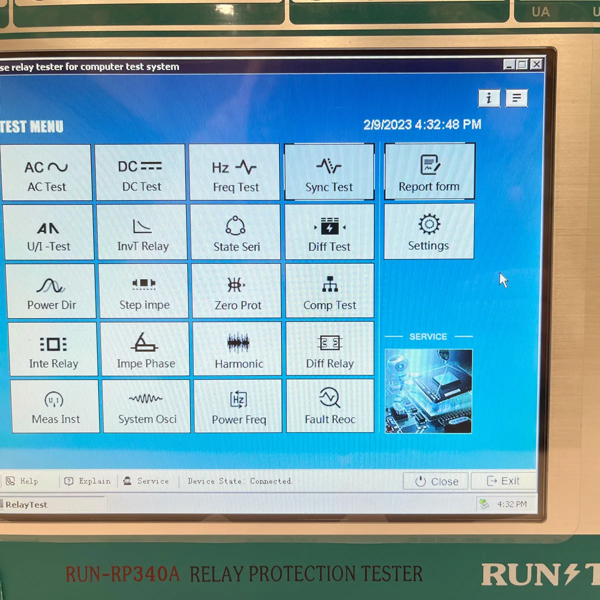 Secondary Injection 3 Phase 40A Microcomputer Protection Relay Tester