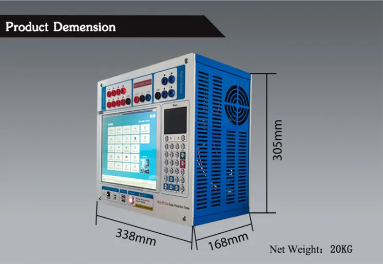 Three Phase Protection Relay Test Secondary Current Injection Relay Protective Tester