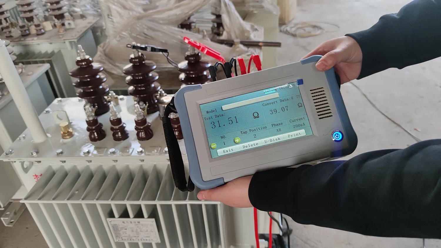 Transformer Test equipment Winding Resistance Meter DC Resistance Tester